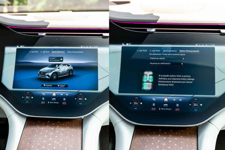 Mercedes EQE 500 SUV / 4MATIC / 90kWh / BEZWYPADKOWY / SALON POLSKA / 1 WŁAŚCICIEL zdjęcie 63