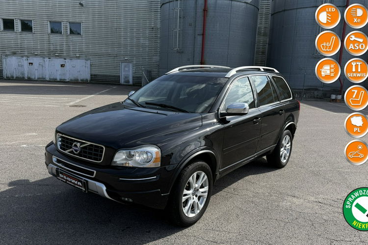 Volvo XC 90 2.4d5 automat 7os. Skóry Navi DVD doinwestowany bezwypadek gwarancja zdjęcie 1