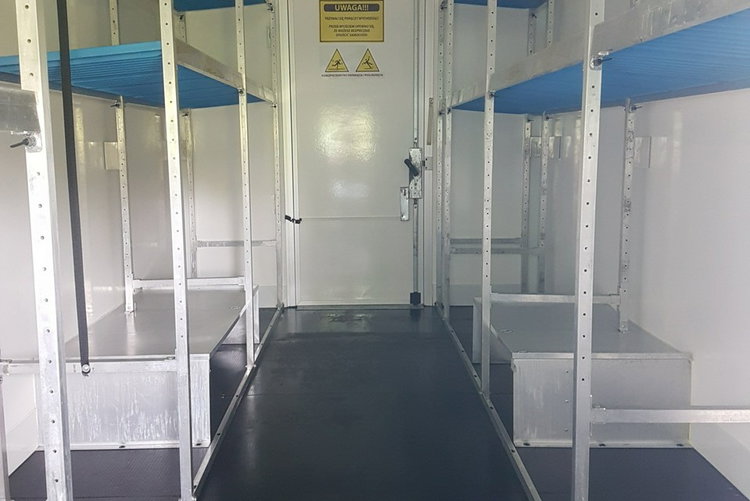 Iveco Daily KONTENER NISKOPODŁOGOWY 4.43x2.23x2.42 SKLEP BAR FOODTRUCK KAMPER AC zdjęcie 31