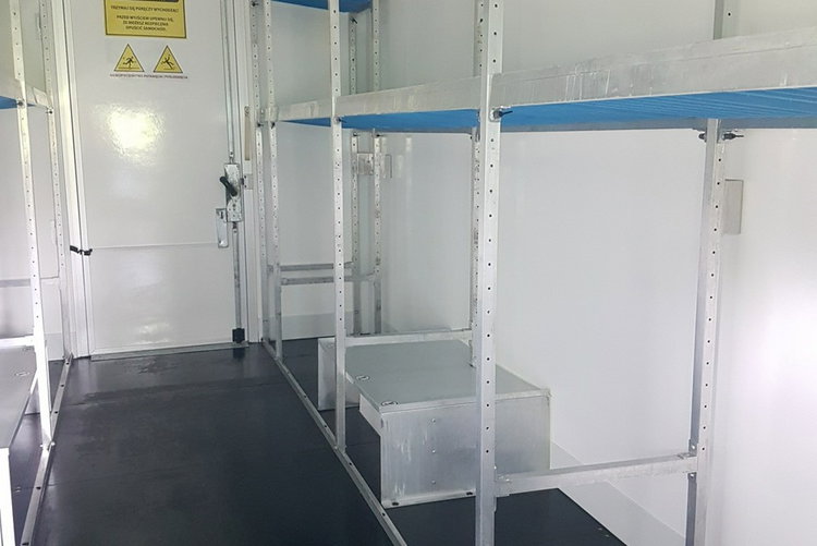 Iveco Daily KONTENER NISKOPODŁOGOWY 4.43x2.23x2.42 SKLEP BAR FOODTRUCK KAMPER AC zdjęcie 33