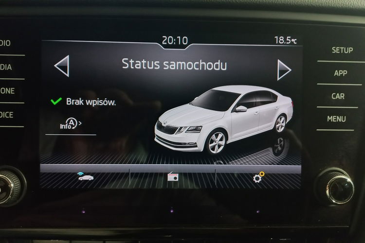 Skoda Octavia DSG Salon PL Serwis ASO 1.5 TSI 150KM 31600 Netto Pełen serwis 1właś zdjęcie 17