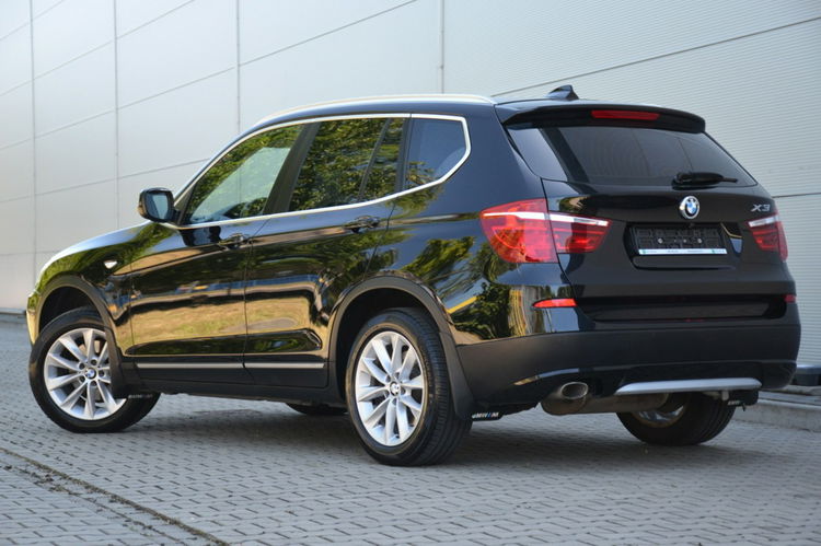 BMW X3 Czarna Zarejestrowana 2.0D 184KM Serwis Lift Bi-xenon Ruda Skóra Navi zdjęcie 19