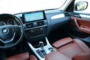 BMW X3 Czarna Zarejestrowana 2.0D 184KM Serwis Lift Bi-xenon Ruda Skóra Navi zdjęcie 33