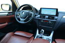 BMW X3 Czarna Zarejestrowana 2.0D 184KM Serwis Lift Bi-xenon Ruda Skóra Navi zdjęcie 34