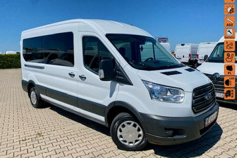 Ford Transit SALON PL / 9 OSÓB / 2 x KLIMA / TEMPOMAT / LEDY / L3H2 / Gwarancja