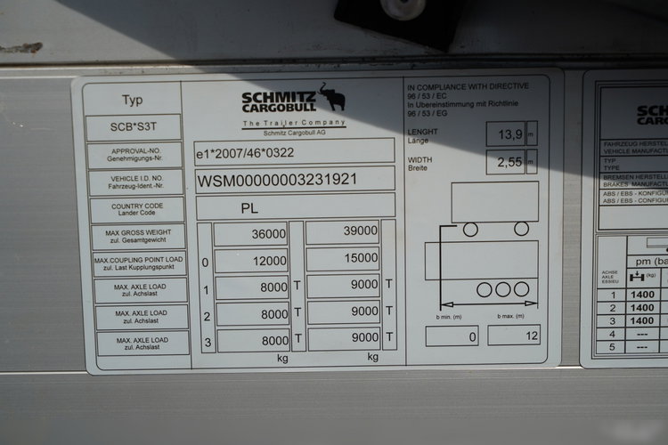 Schmitz FIRANKA STANDARD / OŚ PODNOSZONA/ OSIE zdjęcie 26