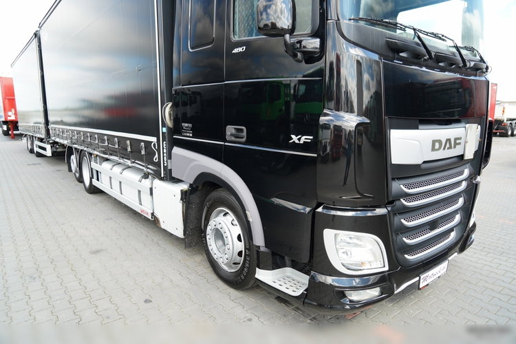 DAF XF 480 / KLIMATYZACJA POSTOJOWA /  ZESTAW TANDEM / 120 M3 / PRZEJAZDOWY / Wecon / 2019 / PO KONTRAKCIE SERWISOWYM zdjęcie 9