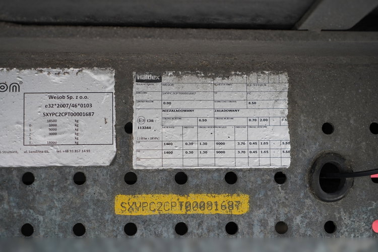 DAF XF 480 / KLIMATYZACJA POSTOJOWA /  ZESTAW TANDEM / 120 M3 / PRZEJAZDOWY / Wecon / 2019 / PO KONTRAKCIE SERWISOWYM zdjęcie 48