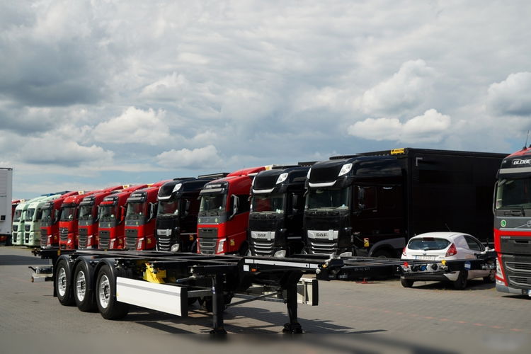 Krone / NACZEPA PODKONTENEROWA / UNIWERSALNA / 2023 ROK / ROZSUWANY TYŁ / OŚ PODNOSZONA / DO WSZYSTKICH RODZAJÓW KONTENERÓW / zdjęcie 9