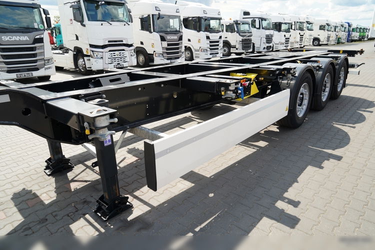 Krone / NACZEPA PODKONTENEROWA / UNIWERSALNA / 2023 ROK / ROZSUWANY TYŁ / OŚ PODNOSZONA / DO WSZYSTKICH RODZAJÓW KONTENERÓW / zdjęcie 11