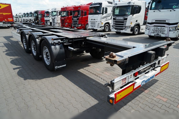 Krone / NACZEPA PODKONTENEROWA / UNIWERSALNA / 2023 ROK / ROZSUWANY TYŁ / OŚ PODNOSZONA / DO WSZYSTKICH RODZAJÓW KONTENERÓW / zdjęcie 12