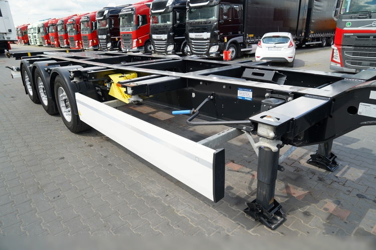 Krone / NACZEPA PODKONTENEROWA / UNIWERSALNA / 2023 ROK / ROZSUWANY TYŁ / OŚ PODNOSZONA / DO WSZYSTKICH RODZAJÓW KONTENERÓW / zdjęcie 15