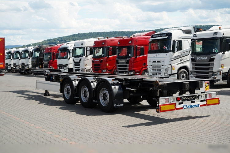 Krone / NACZEPA PODKONTENEROWA / UNIWERSALNA / 2023 ROK / ROZSUWANY TYŁ / OŚ PODNOSZONA / DO WSZYSTKICH RODZAJÓW KONTENERÓW / zdjęcie 5