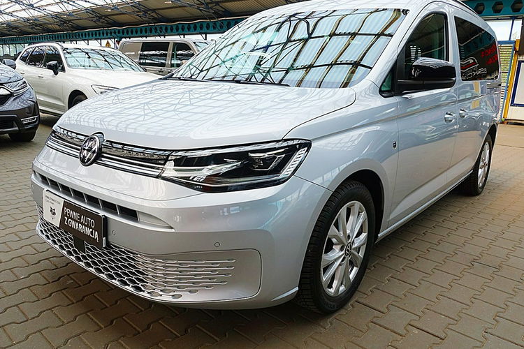 Volkswagen Caddy 7-Osób LONG AUTOMAT LED+Navi FABRYCZNA Gwarancja I-wł Kraj Bezwyp F23% 4x2 zdjęcie 8
