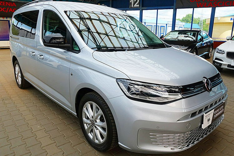 Volkswagen Caddy 7-Osób LONG AUTOMAT LED+Navi FABRYCZNA Gwarancja I-wł Kraj Bezwyp F23% 4x2 zdjęcie 7
