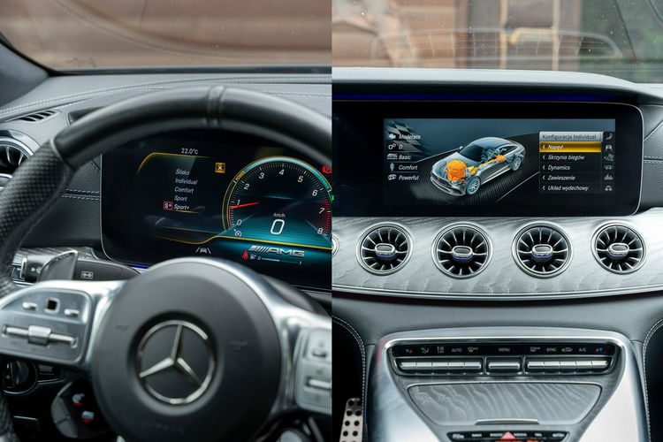 Mercedes AMG GT 43 Coupe 4-Door 4MATIC+ / 3.0 V6 / 367KM / Salon PL / Faktura zdjęcie 56