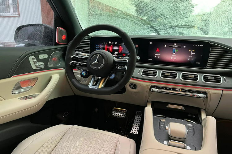 Mercedes GLE 63 AMG S / 4.0 V8 / 700HP / 4-Matic / SALON POLSKA / BEZWYPADKOWY / FV 0% zdjęcie 8