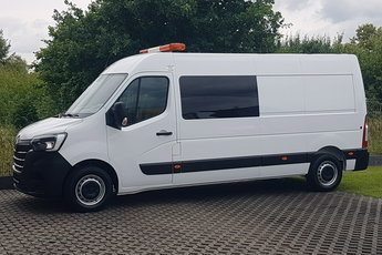 Renault Master 7 OSÓb L3H2 BRYGADÓWKA DŁUGI WYSOKI KLIMA MOVANO 2.3 DCI 150KM MANUAL