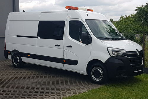 Renault Master 7 OSÓb L3H2 BRYGADÓWKA DŁUGI WYSOKI KLIMA MOVANO 2.3 DCI 150KM MANUAL
