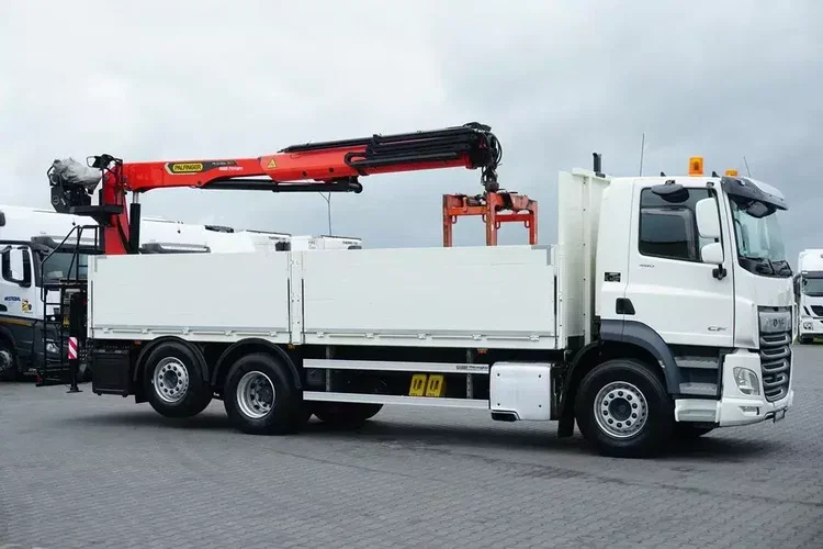 DAF CF / 480 / 6 X 2 / SKRZYNIOWY + HDS / PALFINGER PK 22 001L / OŚ SKRĘTNA / CHWYTAK zdjęcie 6