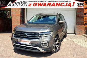 Volkswagen T-Cross 1.5 TSI 150 KM, STYLE, ACT Style DSG, virtual cockpit , Salon PL I wł .