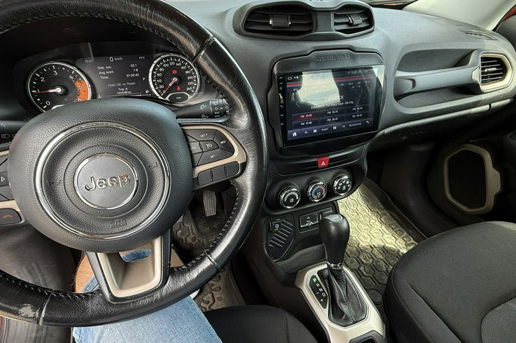 Jeep Renegade 2.4i+gaz automat 4x4 kamera przód i tył navi ledy zamiana 1.r.gwarancj zdjęcie 15