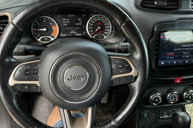 Jeep Renegade 2.4i+gaz automat 4x4 kamera przód i tył navi ledy zamiana 1.r.gwarancj zdjęcie 16