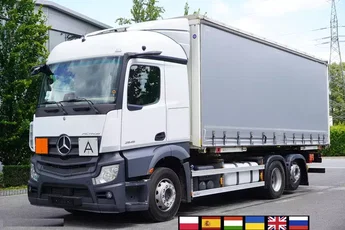 Mercedes Actros 2545 6×2 MP5 / ADR AT / Firanka 18 EPAL