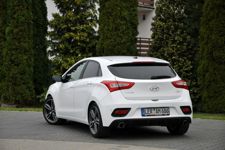 Hyundai i30 1.6Turbo(186KM) Xenon Led Navi Kamera Skóry Grzana Kierow. Alu18"ASO zdjęcie 14