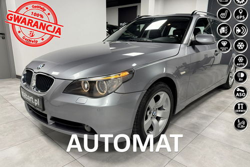 BMW 525 2.5i 192KM Dach panoramiczny Bi-Xenon Automat Pneumatyka