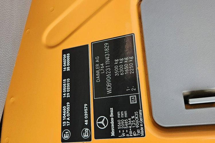 Mercedes Sprinter 2.2 CDi DOKA / 6 osób / 101 tyś przebiegu / I-właściciel / Brygadówka zdjęcie 20