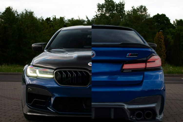 BMW M5 COMPETITION LCI / 50 JAHRE EDITION / 4.4 V8 625KM / PEŁEN CARBON / PPF zdjęcie 12