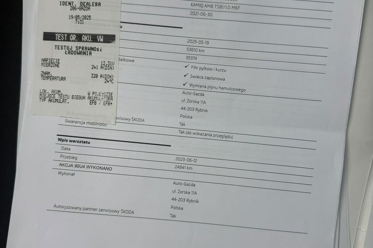 Skoda Kamiq Salon Polska , 1-WŁASCICIEL. Serwisowana w ASO. Bezwypadkowa zdjęcie 34