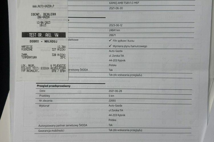 Skoda Kamiq Salon Polska , 1-WŁASCICIEL. Serwisowana w ASO. Bezwypadkowa zdjęcie 35