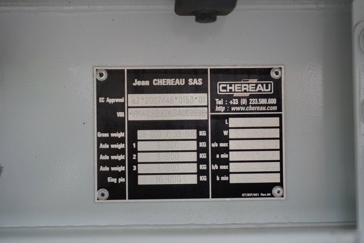 CHEREAU / CHŁODNIA / CARRIER VECTOR 1950MT / DOPPELSTOCK / MULTITEMPERATURA / 2 OSIE PODNOSZONE / SAF / SPROWADZONA zdjęcie 29