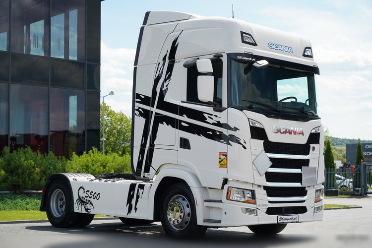 Scania S 500 / RETARDER / CAŁA NA PODUSZKACH / OPONY 100%  / PO KONTRAKCIE SERWISOWYM  zdjęcie 1