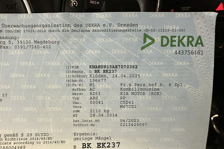 Carens Kia Carens 1.7 CRDI Alu 18 Navi Zadbana Po Opłatach Gwarancja Raty zdjęcie 24