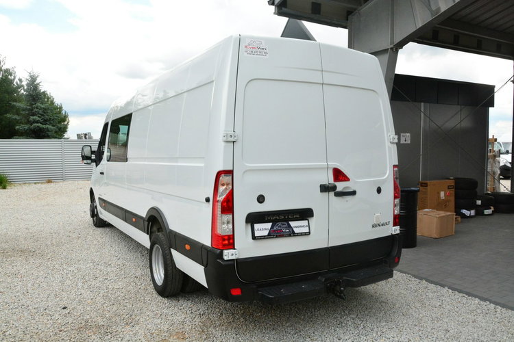 Renault Master najdłuższy L4H2 7 osobowy brygadówka bliźniak max doka 165KM zdjęcie 3