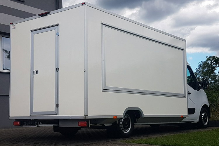 Renault Master SKLEP BAR FOODTRUCK KONTENER NISKOPODŁOGOWY AUTOSKLEP KLIMA AGREGAT zdjęcie 28
