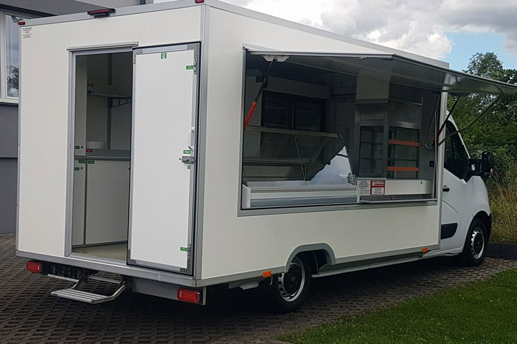 Renault Master SKLEP BAR FOODTRUCK KONTENER NISKOPODŁOGOWY AUTOSKLEP KLIMA AGREGAT zdjęcie 4