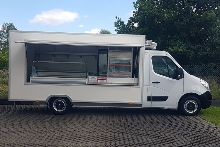 Renault Master SKLEP BAR FOODTRUCK KONTENER NISKOPODŁOGOWY AUTOSKLEP KLIMA AGREGAT zdjęcie 13