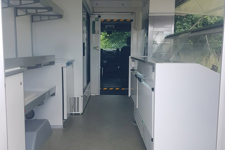 Renault Master SKLEP BAR FOODTRUCK KONTENER NISKOPODŁOGOWY AUTOSKLEP KLIMA AGREGAT zdjęcie 18