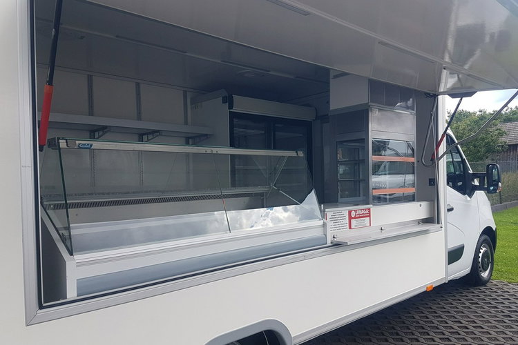 Renault Master SKLEP BAR FOODTRUCK KONTENER NISKOPODŁOGOWY AUTOSKLEP KLIMA AGREGAT zdjęcie 7