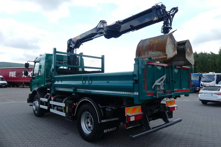 Renault D 14 / WYWROTKA + HDS HIAB 111 SKŁADANY W Z / ŁYŻKA / zdjęcie 11