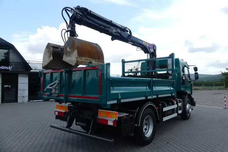 Renault D 14 / WYWROTKA + HDS HIAB 111 SKŁADANY W Z / ŁYŻKA / zdjęcie 12