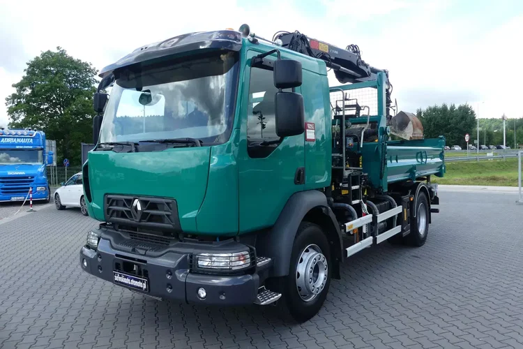 Renault D 14 / WYWROTKA + HDS HIAB 111 SKŁADANY W Z / ŁYŻKA / zdjęcie 8