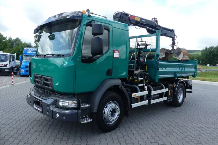 Renault D 14 / WYWROTKA + HDS HIAB 111 SKŁADANY W Z / ŁYŻKA / zdjęcie 9