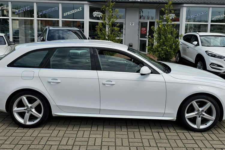 Audi A4 model 2015 , biała perła, bezwypadkowy , serwiowany, led, hak zdjęcie 5
