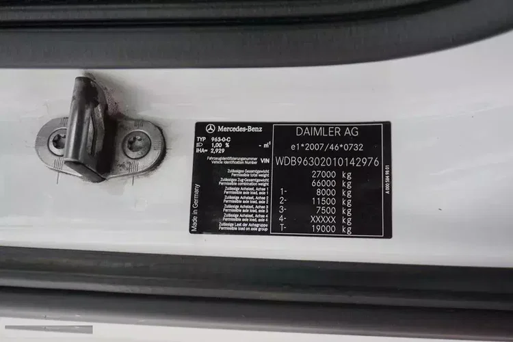 Mercedes / ANTOS / 2545 / EURO 6 / CHŁODNIA + WINDA / 23 PALETY / OŚ SKRĘTNA zdjęcie 11