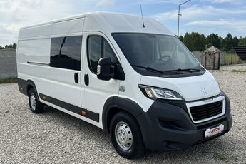 Peugeot Boxer 7-osob. Doka_Brygadowy GWARANCJA L4H2 MAXI 